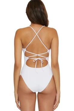 Becca by Rebecca Virtue Plunge|One Pieces-Haley Plunge One Piece Swimsuit