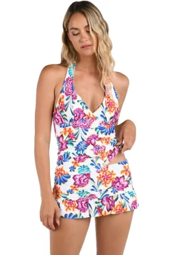 La Blanca Halter|Tankinis-Halter Tankini Top