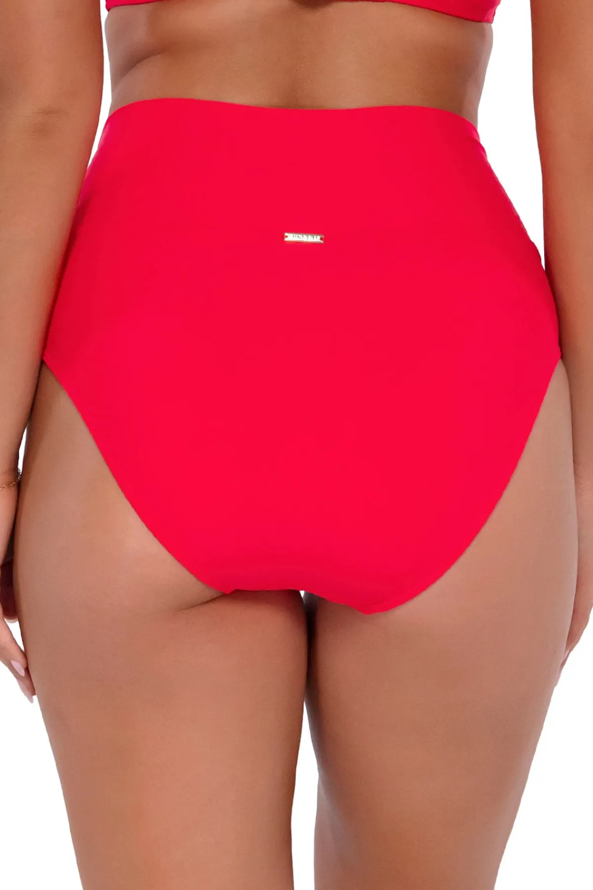 Sunsets High Waist|Bikinis-Hannah Banded High Waist Bikini Bottom