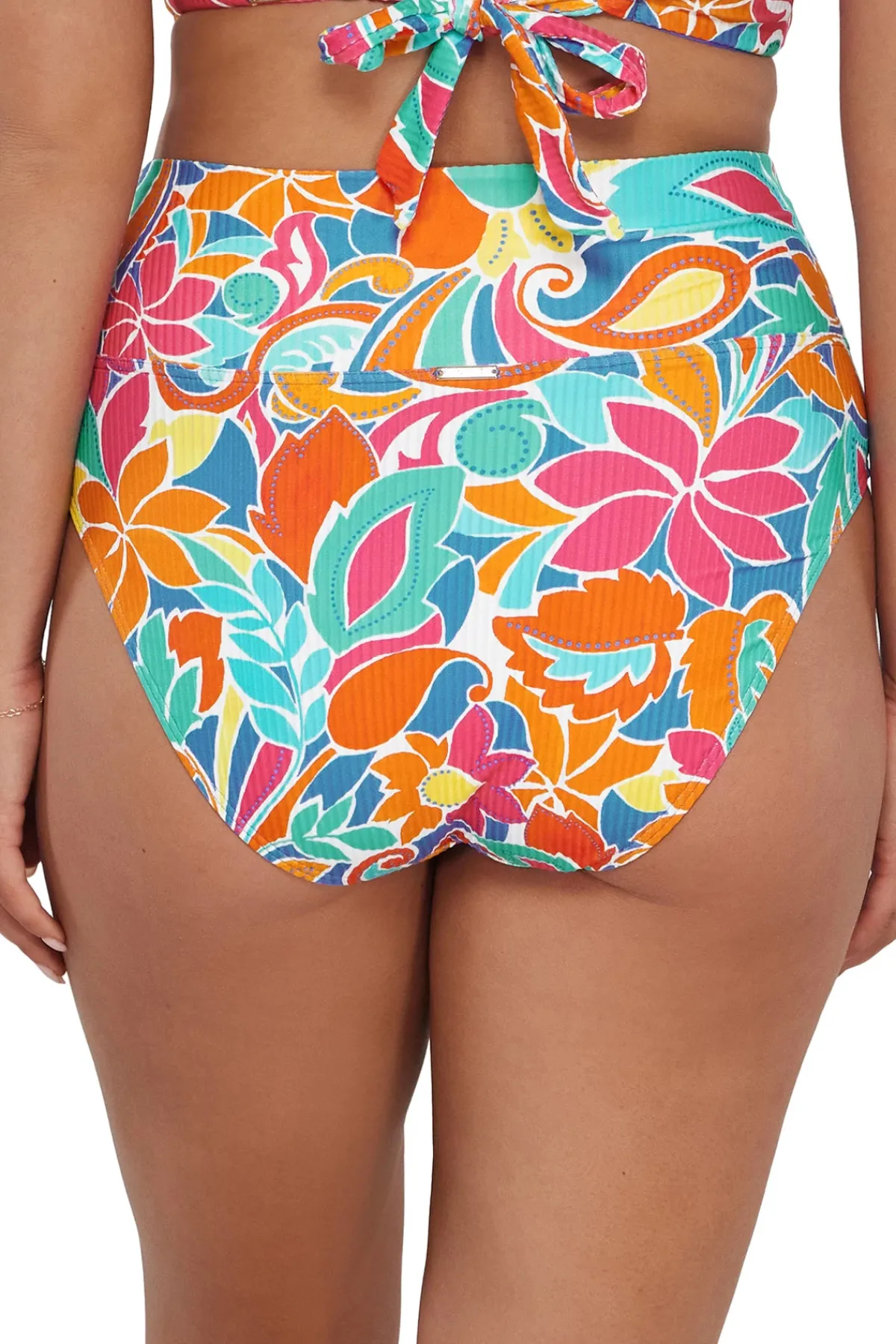 Sunsets High Waist|Bikinis-Hannah High Waist Bikini Bottom