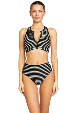 Robin Piccone High Neck|Bikinis-High Neck Bikini Top