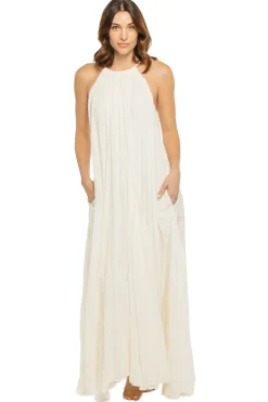 Elan Sundresses-High Neck Maxi Dress