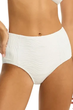 Sea Level High Waist|Bikinis-High Waist Bikini Bottom