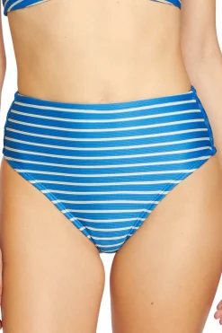 Robin Piccone High Leg|High Waist-High Waist Bikini Bottom