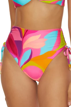 Trina Turk High Waist|Tie Side-High Waist Bikini Bottom