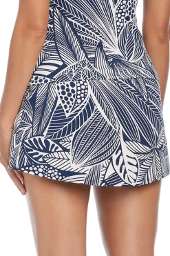 Bleu Rod Beattie Skirted|Bikinis-High Waist Skirted Bottom