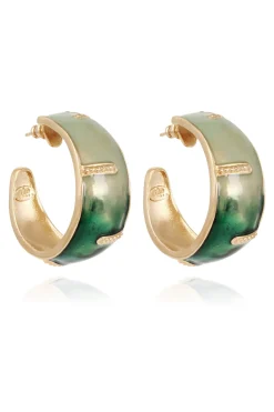 Gas Bijoux Jewelry-Idra Wide Hoop Earrings