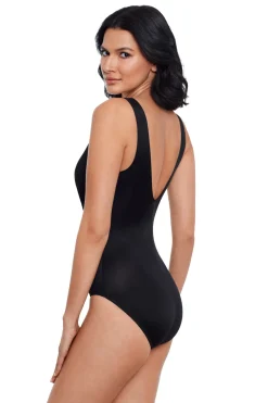 Miraclesuit High Neck|One Pieces-Illusionists Palma Mesh High Neck One Piece Swimsuit