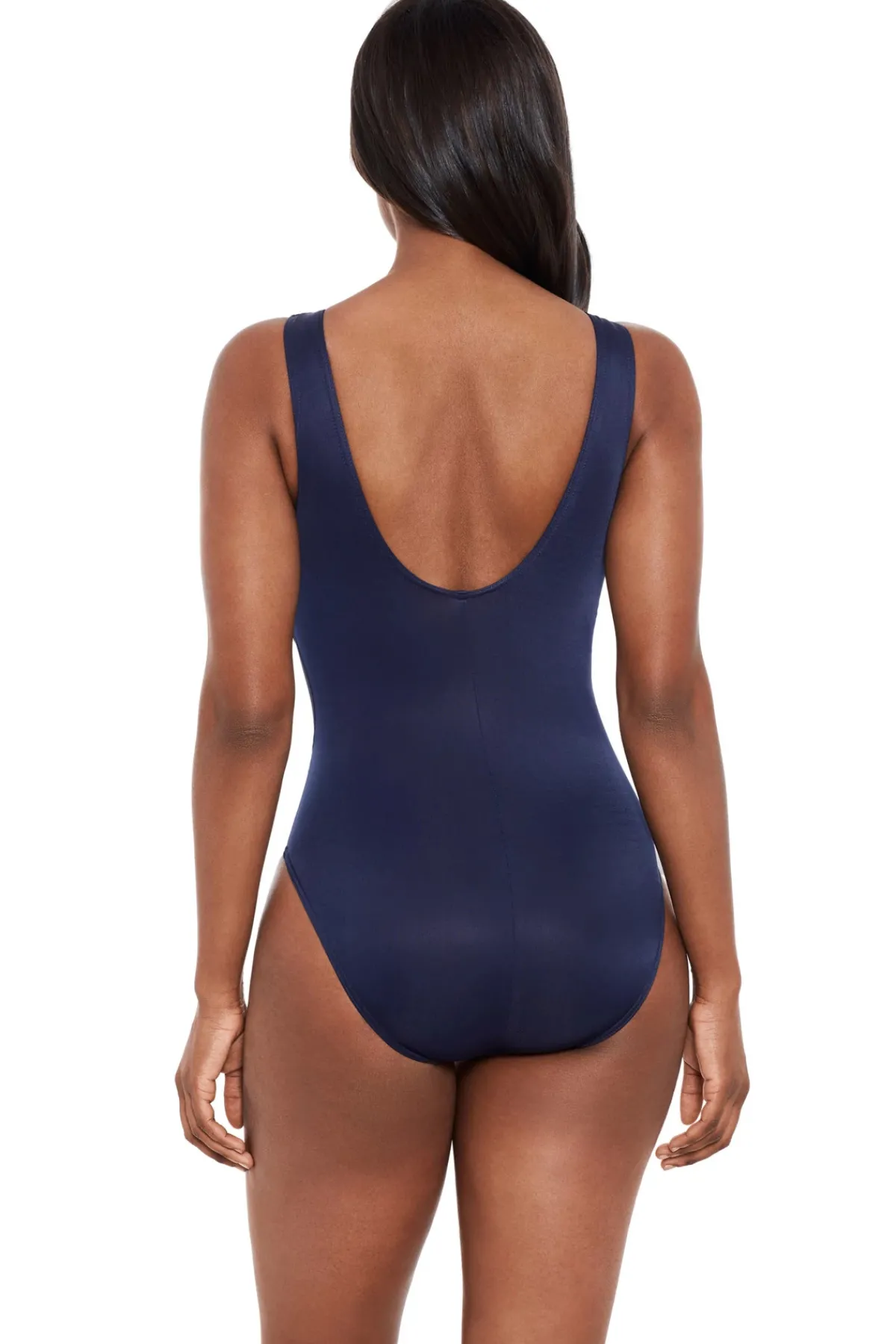 Miraclesuit High Neck|One Pieces-Illusionists Palma Mesh High Neck One Piece Swimsuit