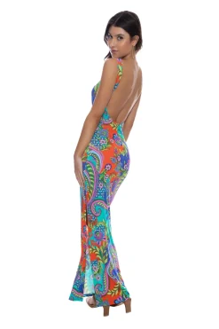 Luli Fama Sundresses-In The Groove Maxi Dress