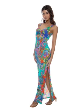 Luli Fama Sundresses-In The Groove Maxi Dress