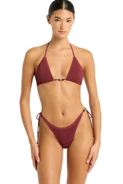 Bond-Eye Triangle|Halter-Ingrid Triangle Bikini Top