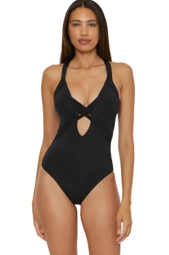 Becca by Rebecca Virtue Plunge|One Pieces-Iris One Piece Swimsuit