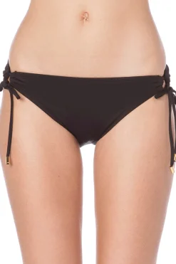 La Blanca Tie Side|Hipster-Island Goddess Loop Tie Side Hipster Bikini Bottom