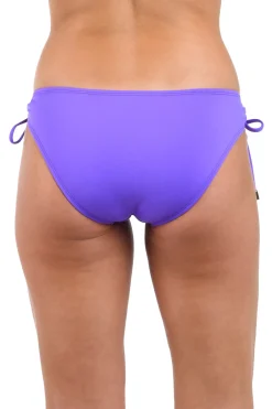 La Blanca Tie Side|Hipster-Island Goddess Loop Tie Side Hipster Bikini Bottom