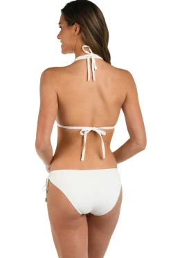 La Blanca Triangle|Halter-Island Goddess Sliding Halter Bikini Top