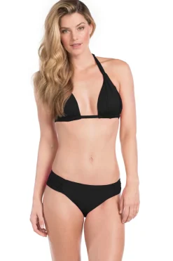 La Blanca Triangle|Halter-Island Goddess Sliding Halter Bikini Top