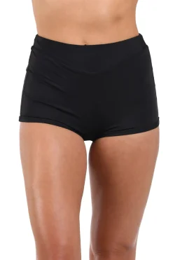 La Blanca Swim Short|High Waist-Island Goddess Swim Shorts