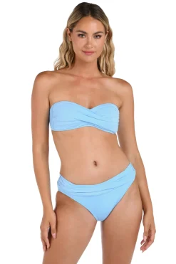 La Blanca Bandeau|Bikinis-Island Goddess Twist Bandeau Bikini Top