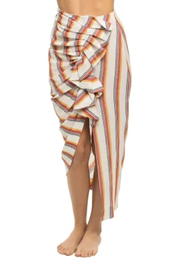 Just Bee Queen Matching Sets|Bottoms-Issa Midi Skirt