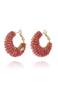 Gas Bijoux Jewelry-Izzia Beaded Hoops