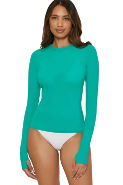 Becca by Rebecca Virtue Rash Guards|Rash Guard-Jenna Long Sleeve Rash Guard