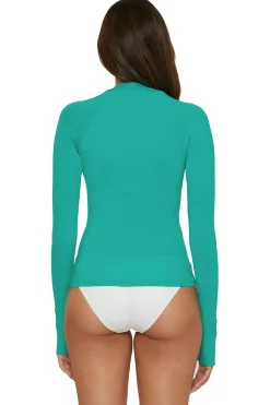 Becca by Rebecca Virtue Rash Guards|Rash Guard-Jenna Long Sleeve Rash Guard