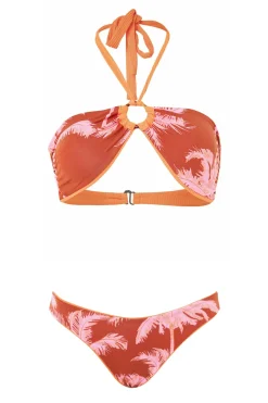 Maaji Halter|Bandeau-Jill Ring Reversible Bandeau Bikini Top
