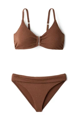 MaxSwim Bralette|Bikinis-Jules Textured Bralette Bikini Top