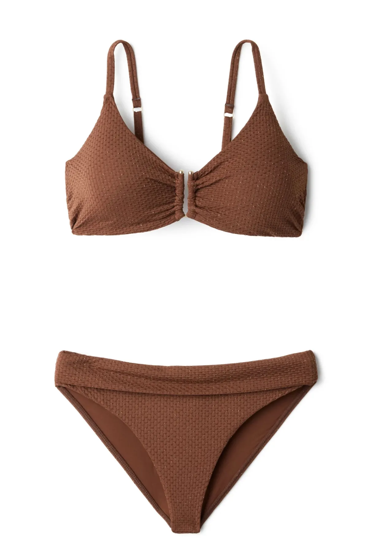 MaxSwim Bralette|Bikinis-Jules Textured Bralette Bikini Top