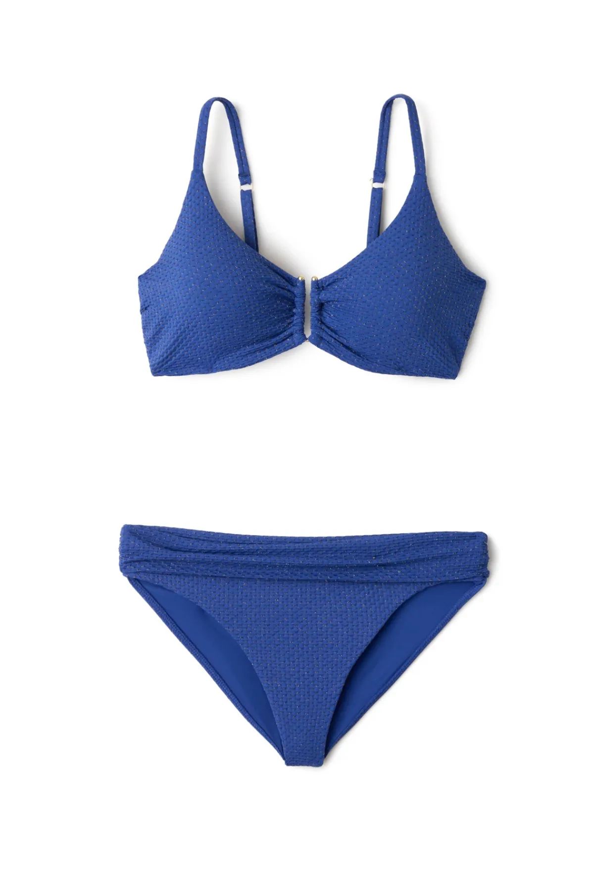 MaxSwim Bralette|Bikinis-Jules Textured Bralette Bikini Top