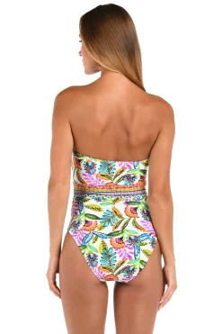 Sunshine 79 Bandeau|One Pieces-Jungle Jive Bandeau One Piece Swimsuit