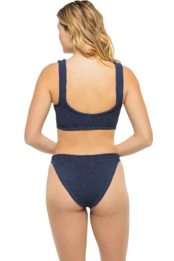 Hunza G Bikinis-Juno Lurex Two Piece Bikini Set