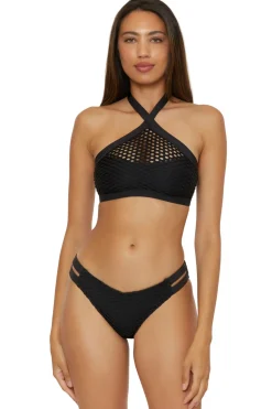 Becca by Rebecca Virtue High Neck|Halter-Kaia Halter Bikini Top