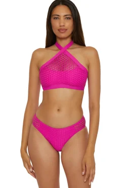 Becca by Rebecca Virtue High Neck|Halter-Kaia Halter Bikini Top