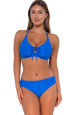 Sunsets Bikinis-Kauai Keyhole Underwire Bikini Top (D+ Cup)