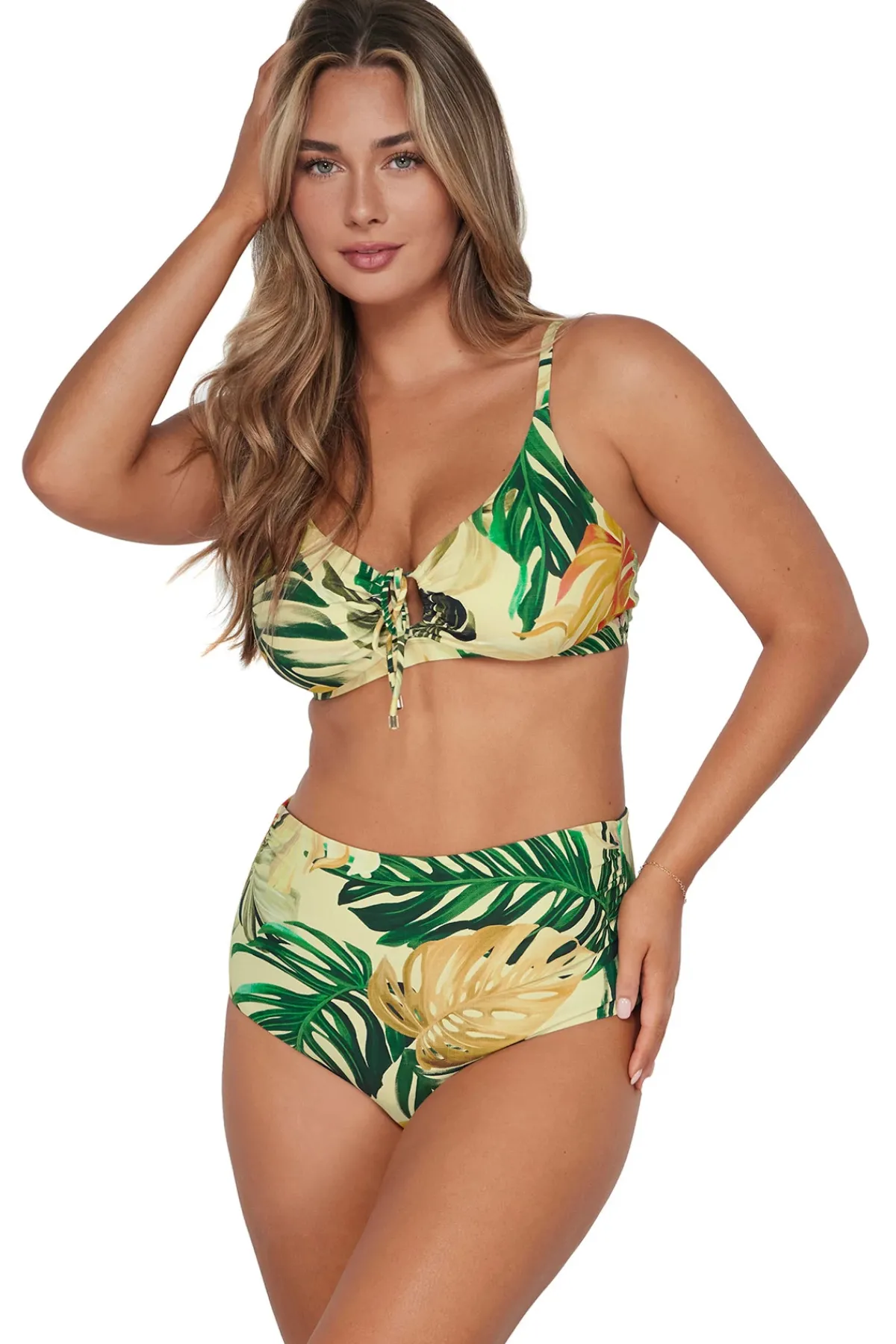 Sunsets Bikinis-Kauai Keyhole Underwire Bikini Top (D+ Cup)