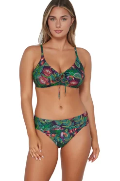 Sunsets Bikinis-Kauai Keyhole Underwire Bikini Top (D+ Cup)