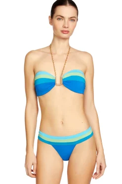 Robin Piccone Halter|Bikinis-Keely Halter Bandeau Bikini Top