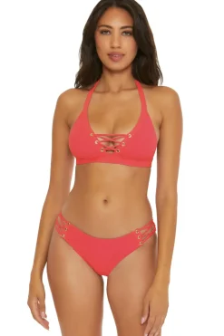 Becca by Rebecca Virtue Halter|Bikinis-Keira Halter Banded Bikini Top