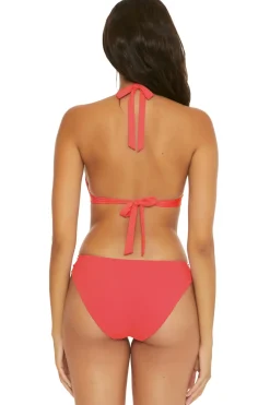 Becca by Rebecca Virtue Halter|Bikinis-Keira Halter Banded Bikini Top