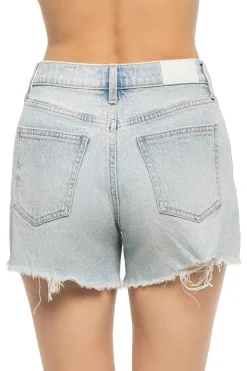 Pistola Bottoms-Kennedy Distressed Denim Shorts