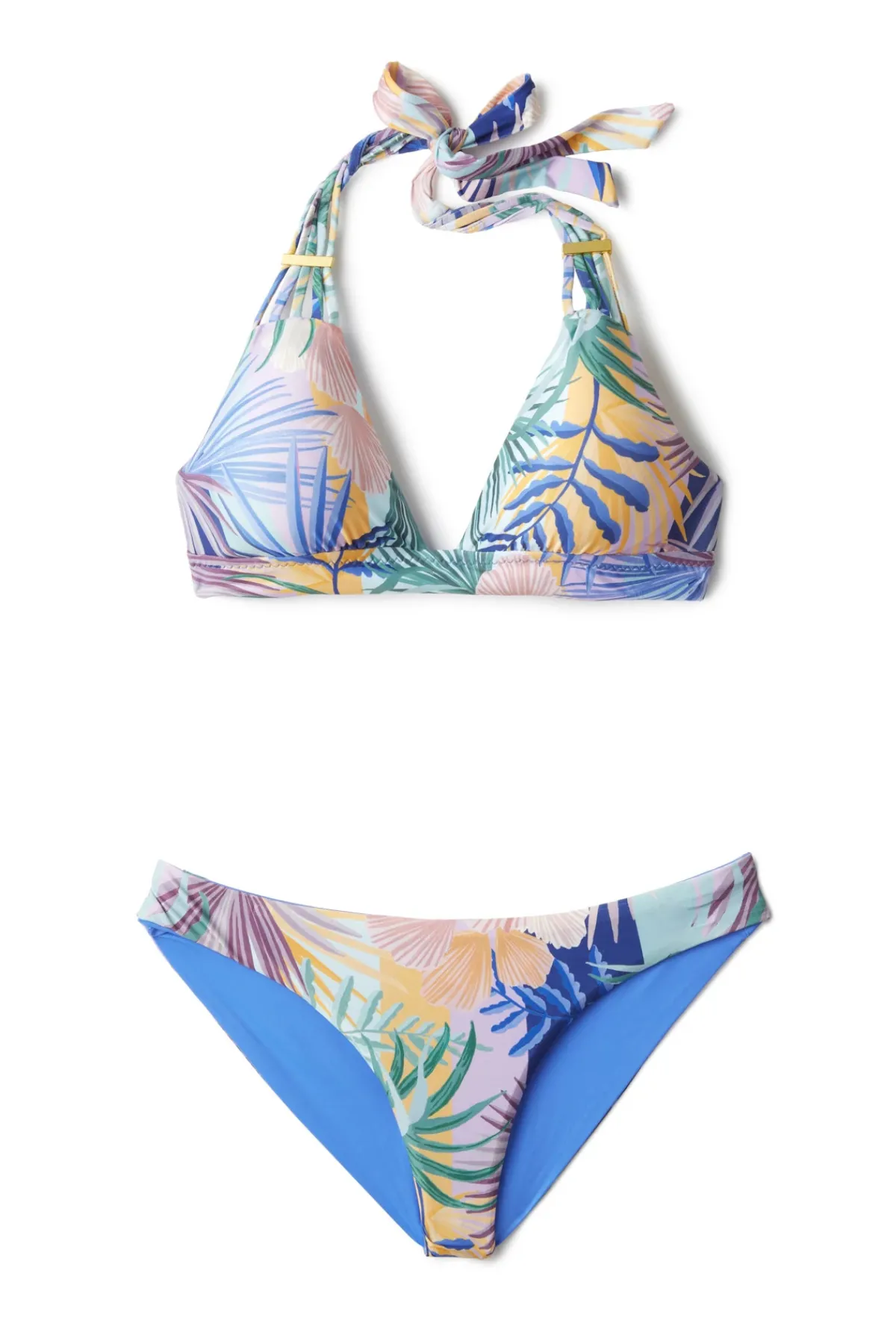 Becca by Rebecca Virtue Halter|Bikinis-Kira Banded Halter Bikini Top