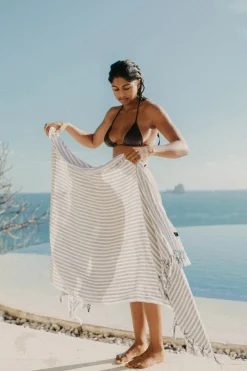 Slowtide Towels / Beach Blankets-Koko Turkish Towel