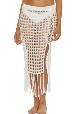 Becca by Rebecca Virtue Bottoms-Lace-Up Multi Way Crochet Midi Skirt
