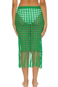 Becca by Rebecca Virtue Bottoms-Lace-Up Multi Way Crochet Midi Skirt
