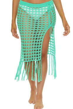 Becca by Rebecca Virtue Bottoms-Lace-Up Multi Way Crochet Midi Skirt