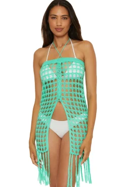 Becca by Rebecca Virtue Bottoms-Lace-Up Multi Way Crochet Midi Skirt
