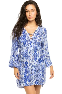 J. Valdi Tunics-Lace-Up Tunic
