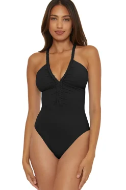 Soluna Plunge|One Pieces-Lake Side One Piece Swimsuit